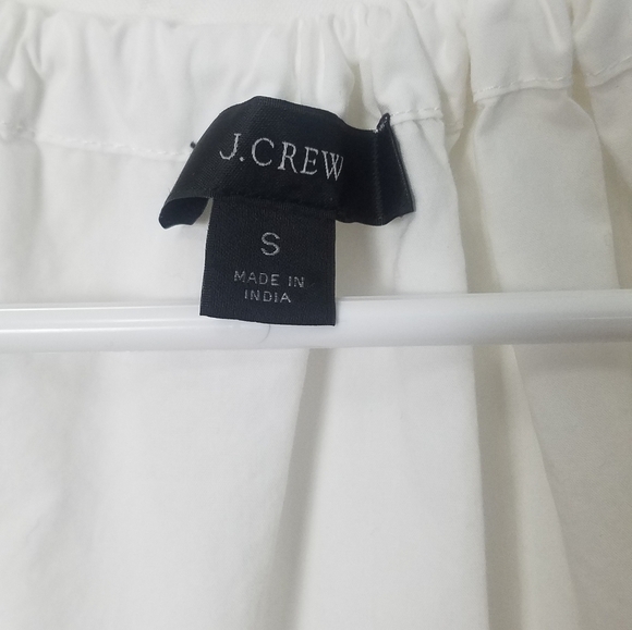 J crew reimagined white tie neck top - Picture 7 of 10